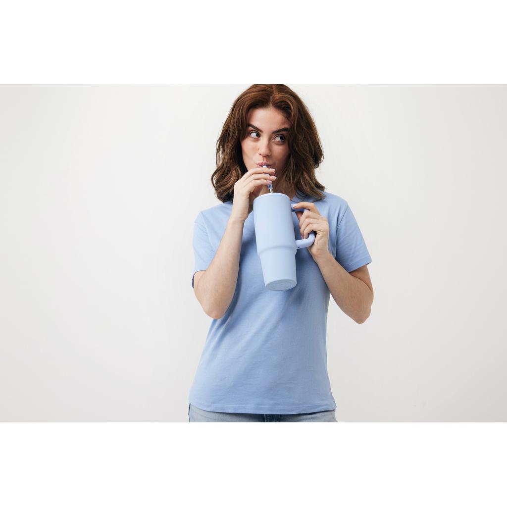 Pahar deluxe din oțel inoxidabil reciclat RCS, 900ml Embrace light blue