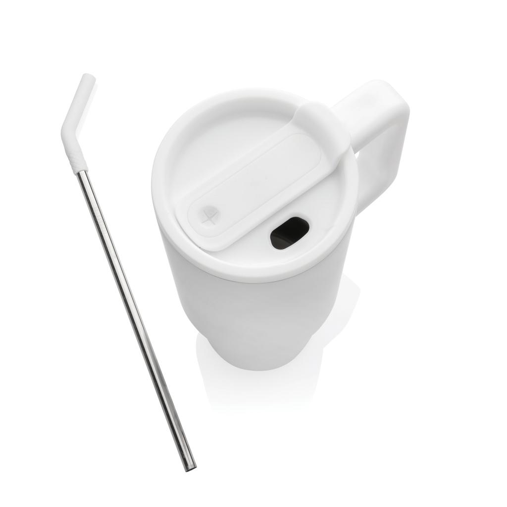 Pahar deluxe din oțel inoxidabil reciclat RCS, 900ml Embrace transparent