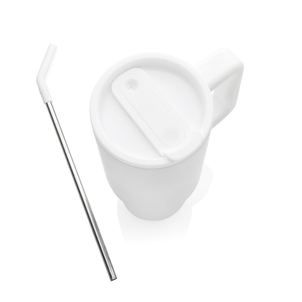 Pahar deluxe din oțel inoxidabil reciclat RCS, 900ml Embrace transparent