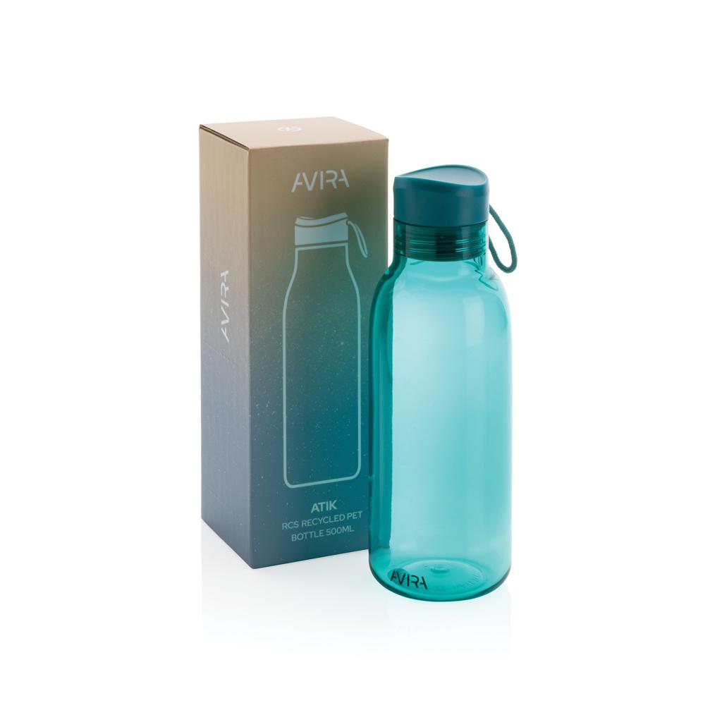 Sticlă din PET reciclat RCS, 500ml Avira Atik turquoise