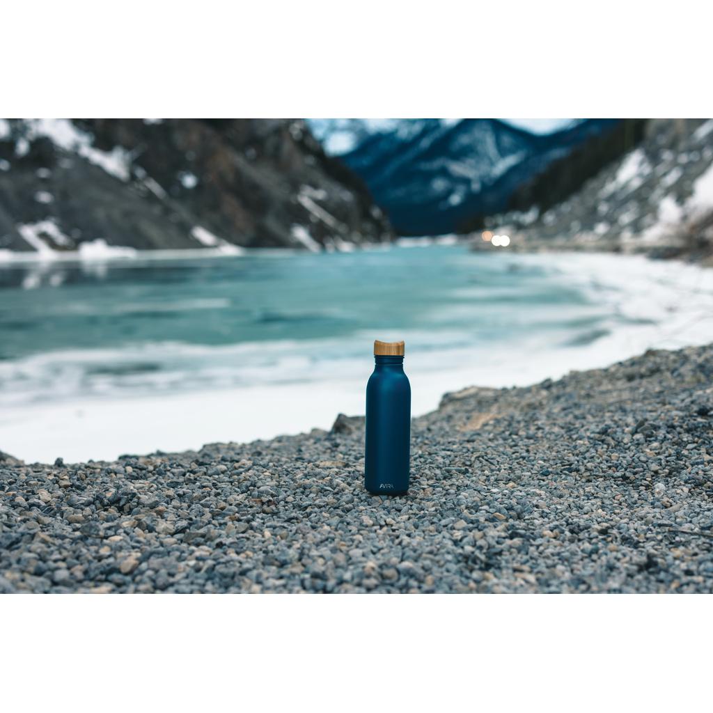 Sticlă de apă  Re-steel RCS cu pereți simpli, 600ml Avira Alcor navy