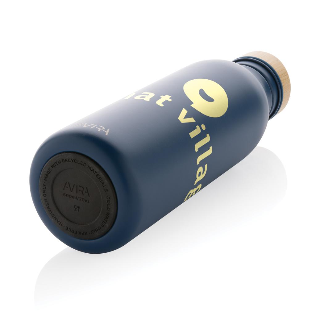 Sticlă de apă  Re-steel RCS cu pereți simpli, 600ml Avira Alcor navy