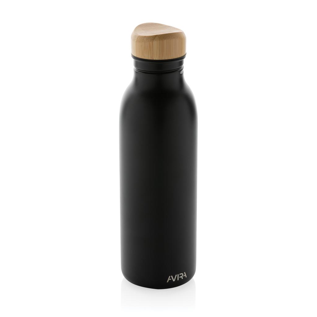 Sticlă de apă  Re-steel RCS cu pereți simpli, 600ml Avira Alcor black