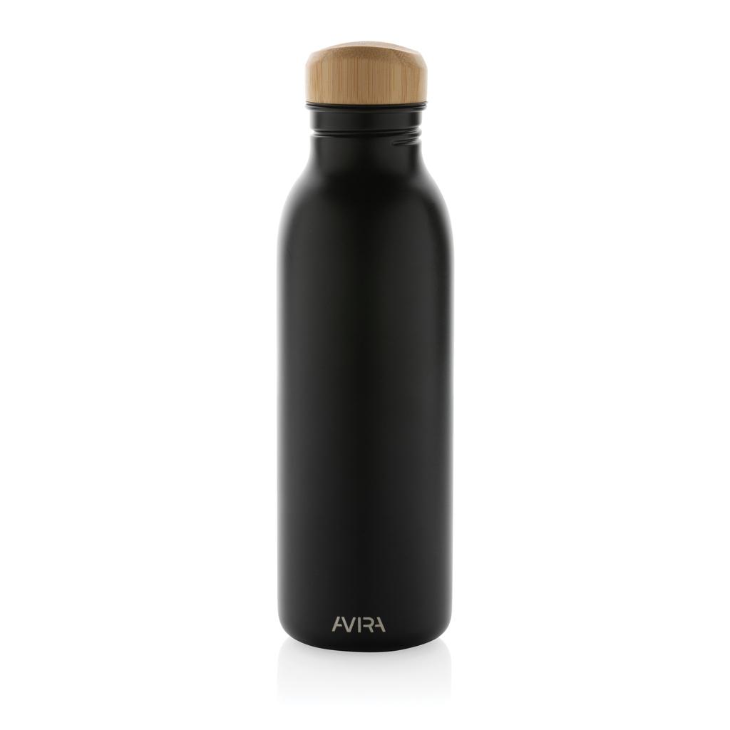 Sticlă de apă  Re-steel RCS cu pereți simpli, 600ml Avira Alcor black