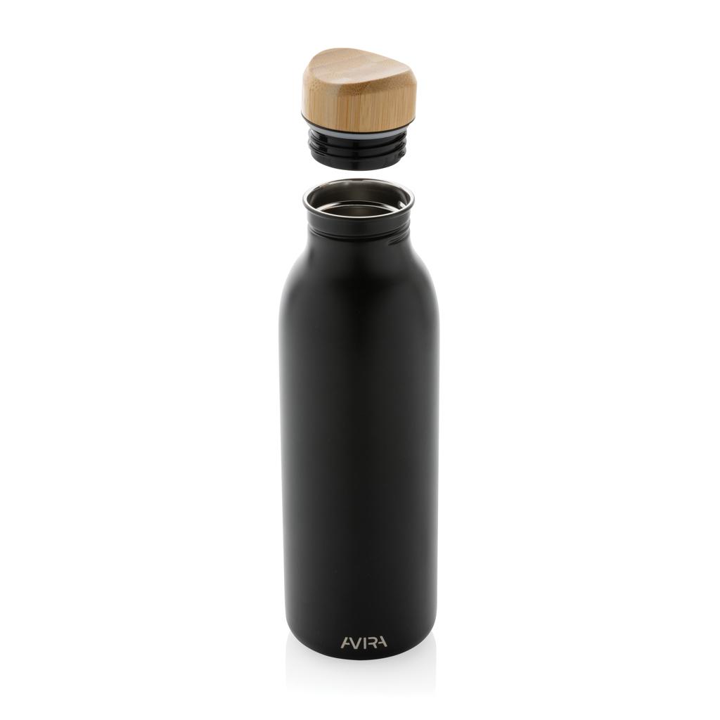 Sticlă de apă  Re-steel RCS cu pereți simpli, 600ml Avira Alcor black