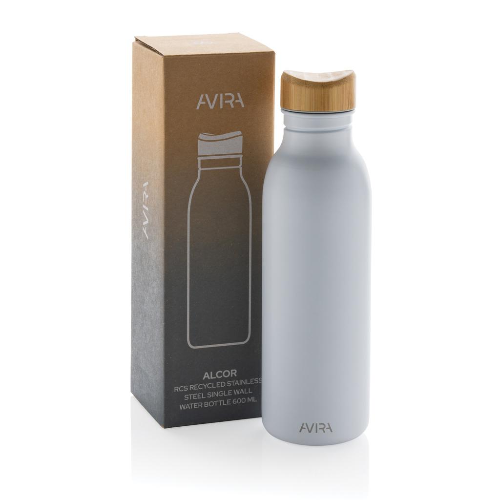 Sticlă de apă  Re-steel RCS cu pereți simpli, 600ml Avira Alcor transparent
