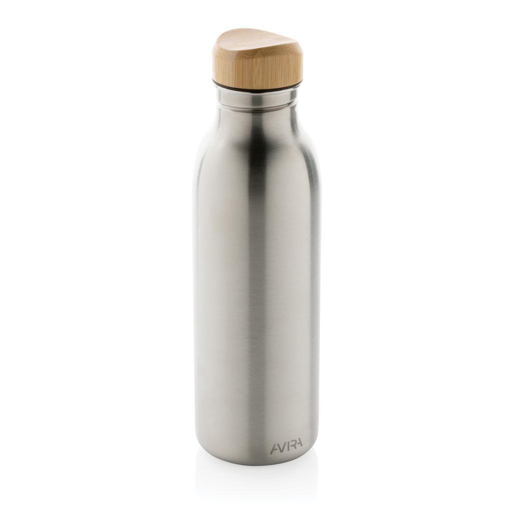 Sticlă de apă  Re-steel RCS cu pereți simpli, 600ml Avira Alcor silver