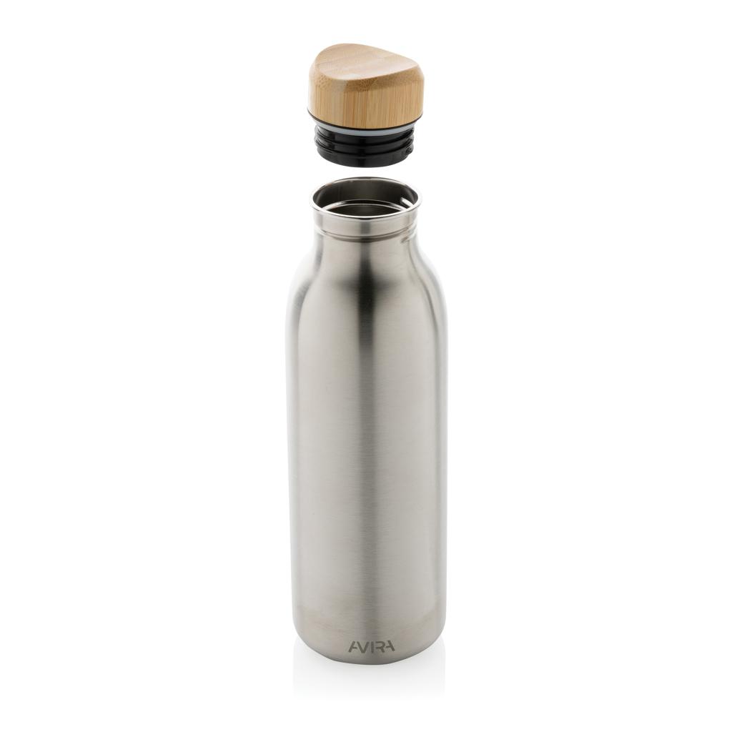 Sticlă de apă  Re-steel RCS cu pereți simpli, 600ml Avira Alcor silver
