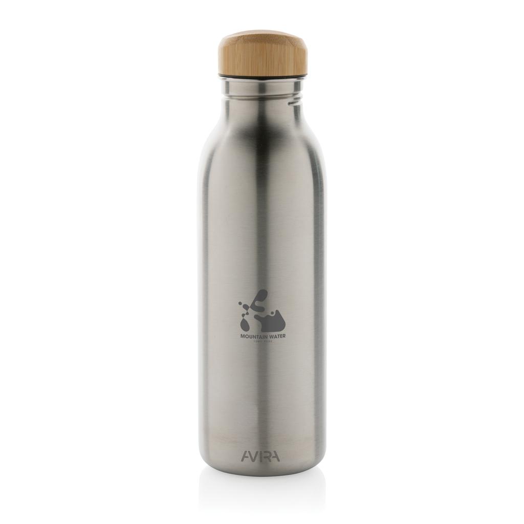 Sticlă de apă  Re-steel RCS cu pereți simpli, 600ml Avira Alcor silver