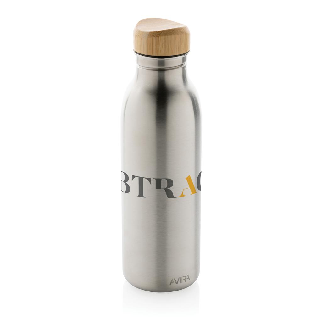 Sticlă de apă  Re-steel RCS cu pereți simpli, 600ml Avira Alcor silver