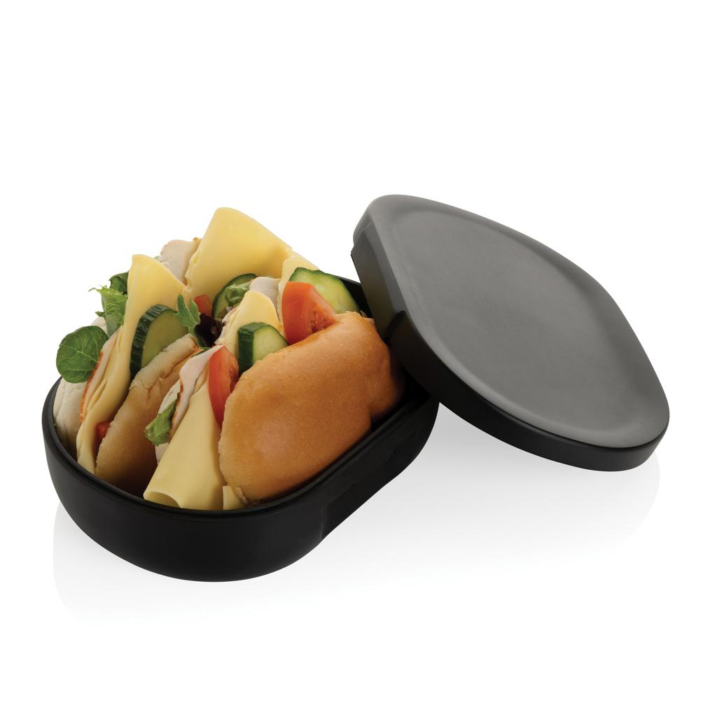 Cutie de prânz din PP reciclat RCS, 700ml Avira Atlas black