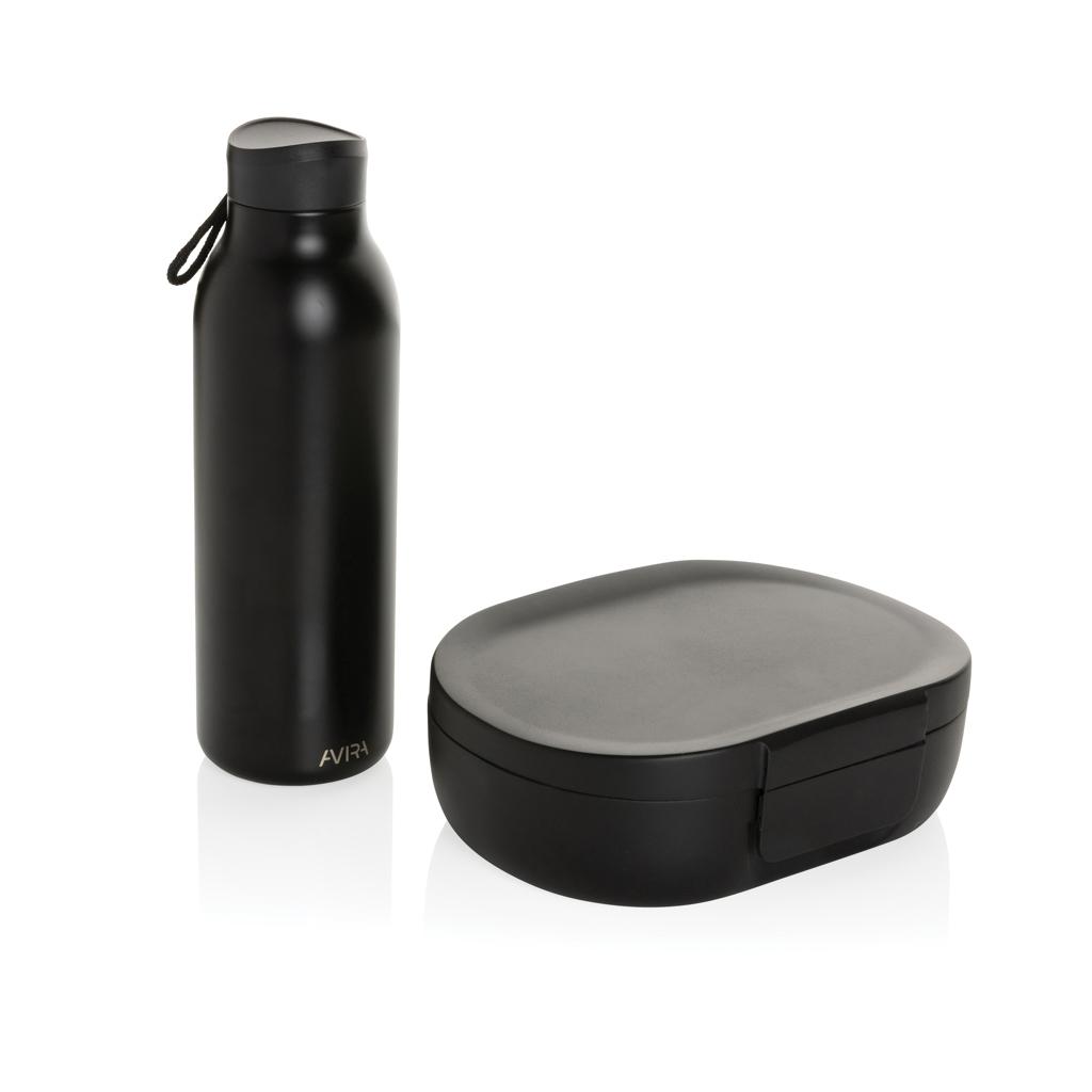 Cutie de prânz din PP reciclat RCS, 700ml Avira Atlas black
