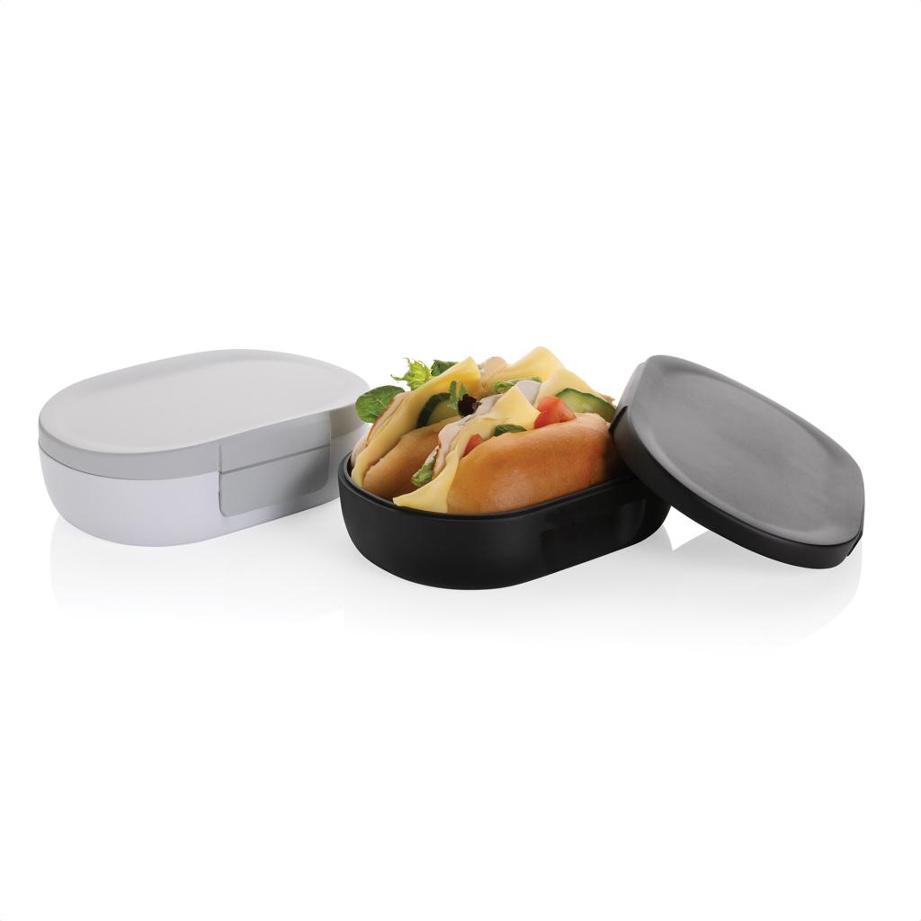 Cutie de prânz din PP reciclat RCS, 700ml Avira Atlas black