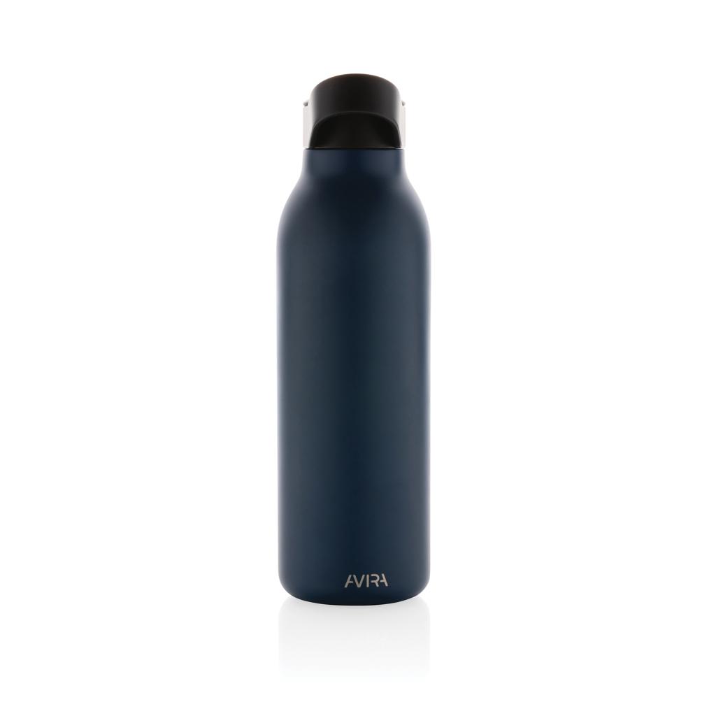 Sticlă de apă Re-steel  RCS cu capac fliptop, 500ml Avira Ara navy