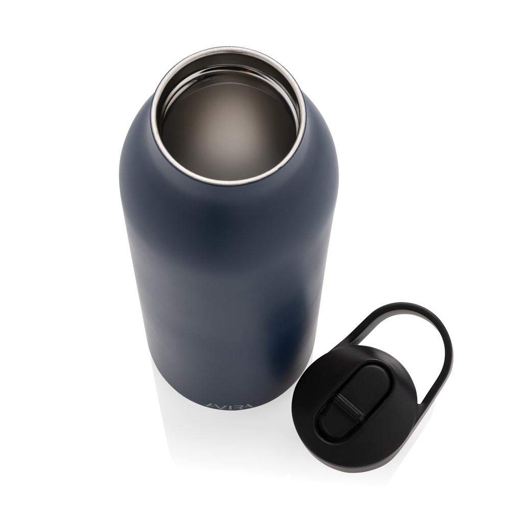 Sticlă de apă Re-steel  RCS cu capac fliptop, 500ml Avira Ara navy