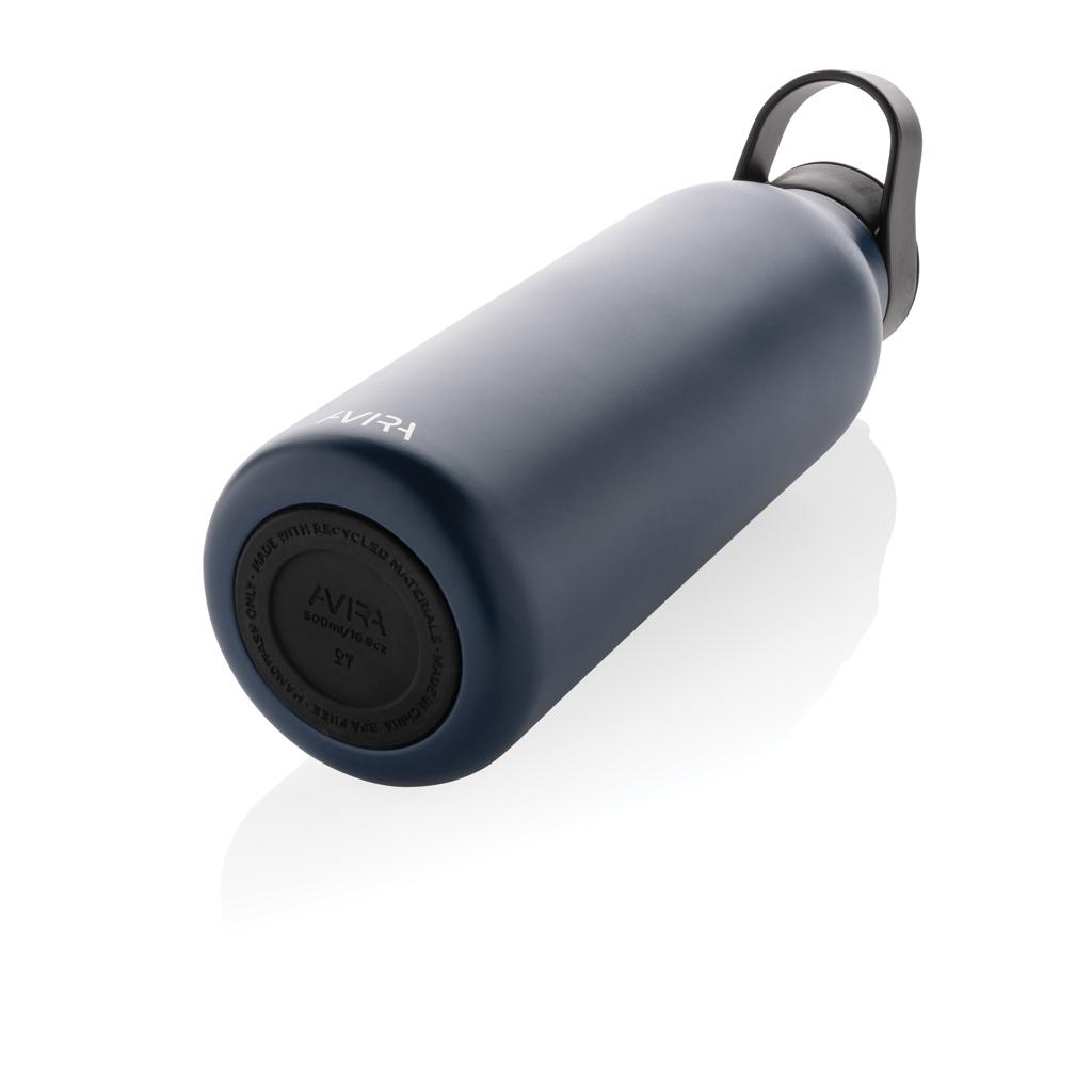 Sticlă de apă Re-steel  RCS cu capac fliptop, 500ml Avira Ara navy