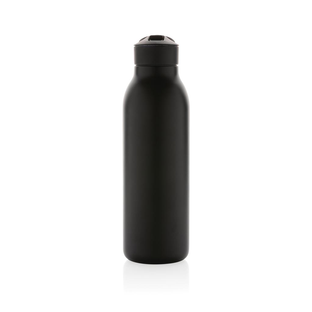 Sticlă de apă Re-steel  RCS cu capac fliptop, 500ml Avira Ara black