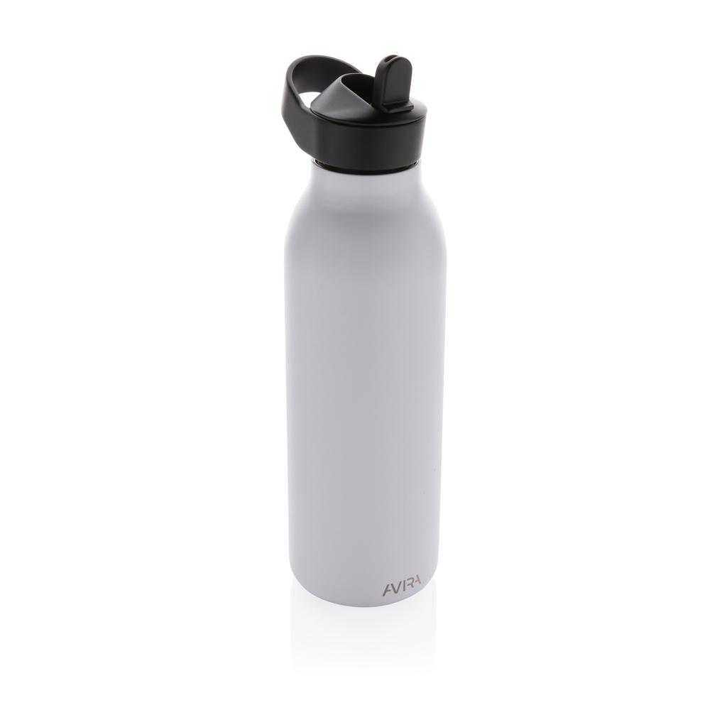 Sticlă de apă Re-steel  RCS cu capac fliptop, 500ml Avira Ara transparent