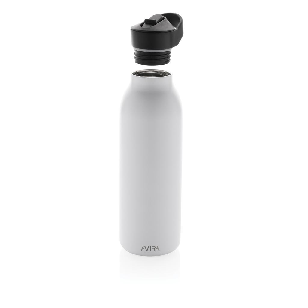 Sticlă de apă Re-steel  RCS cu capac fliptop, 500ml Avira Ara transparent