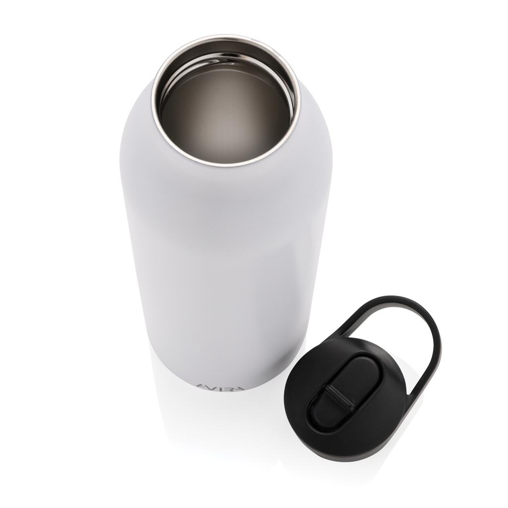 Sticlă de apă Re-steel  RCS cu capac fliptop, 500ml Avira Ara transparent