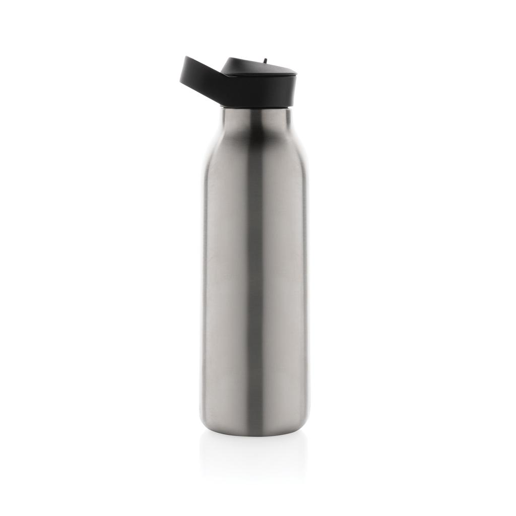 Sticlă de apă Re-steel  RCS cu capac fliptop, 500ml Avira Ara silver