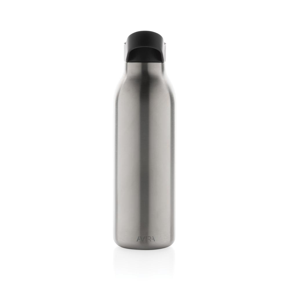 Sticlă de apă Re-steel  RCS cu capac fliptop, 500ml Avira Ara silver