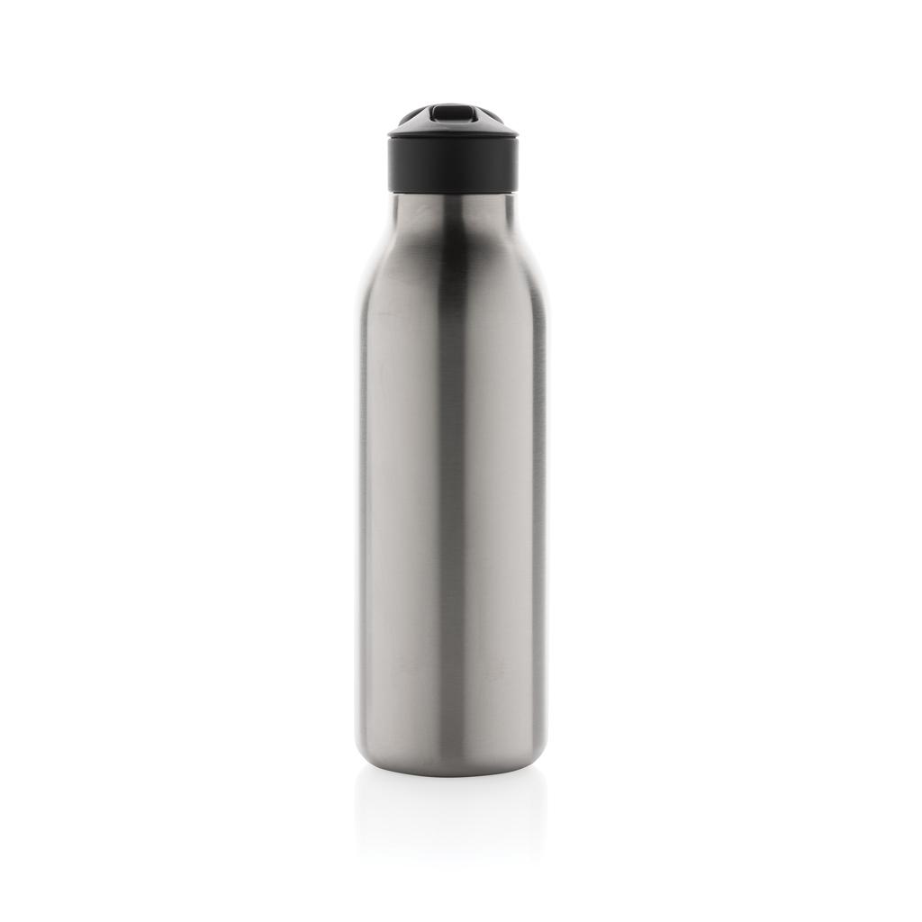 Sticlă de apă Re-steel  RCS cu capac fliptop, 500ml Avira Ara silver