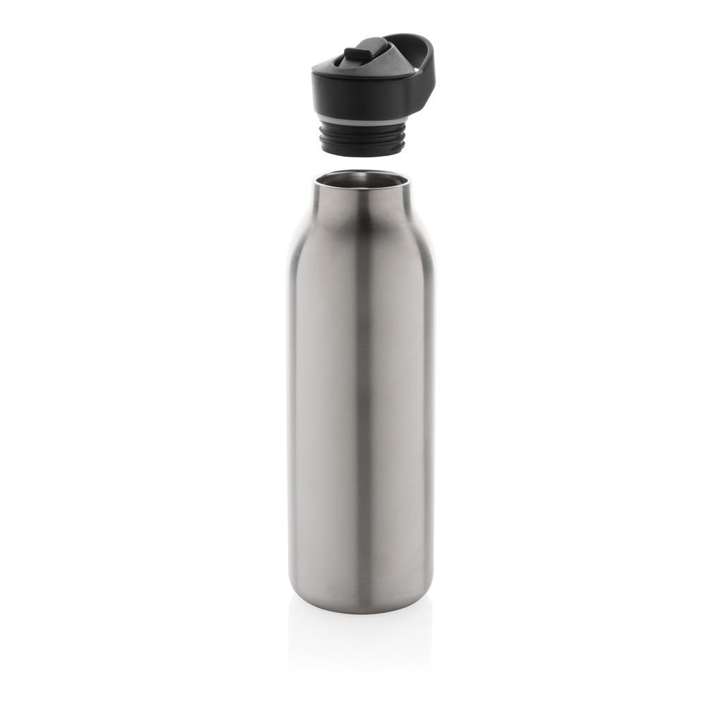 Sticlă de apă Re-steel  RCS cu capac fliptop, 500ml Avira Ara silver