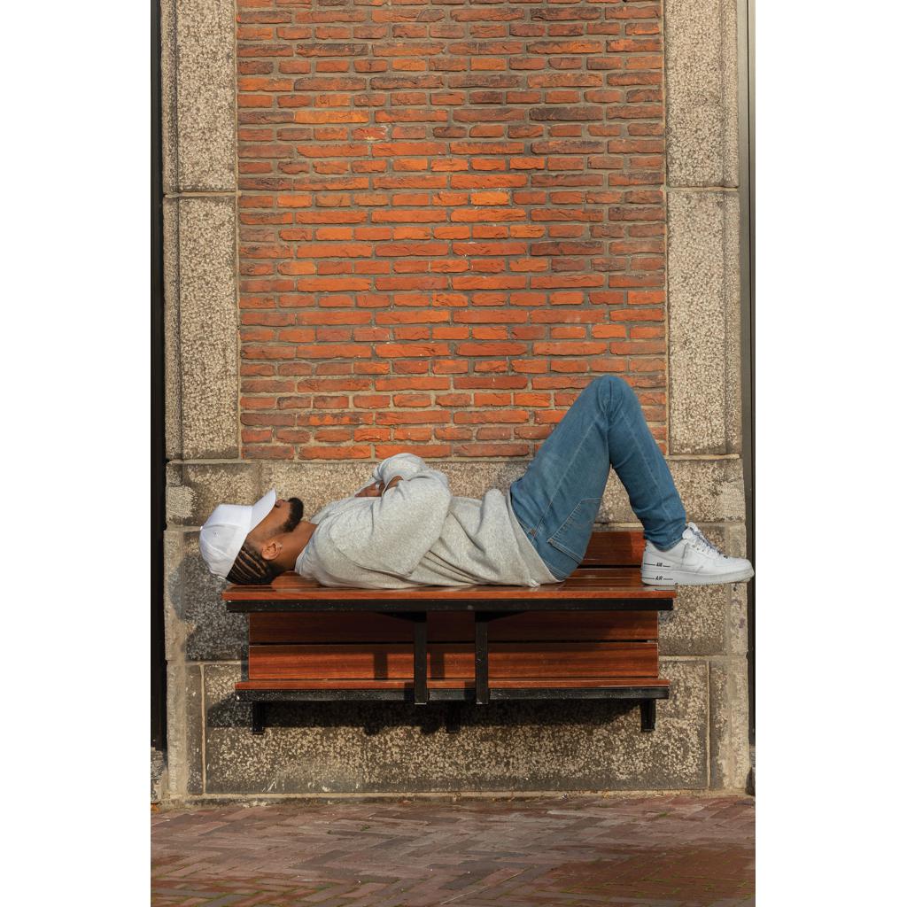 Șapcă cu 5 panouri din bumbac reciclat de 190gr, cu tracer AWARE™ Impact transparent