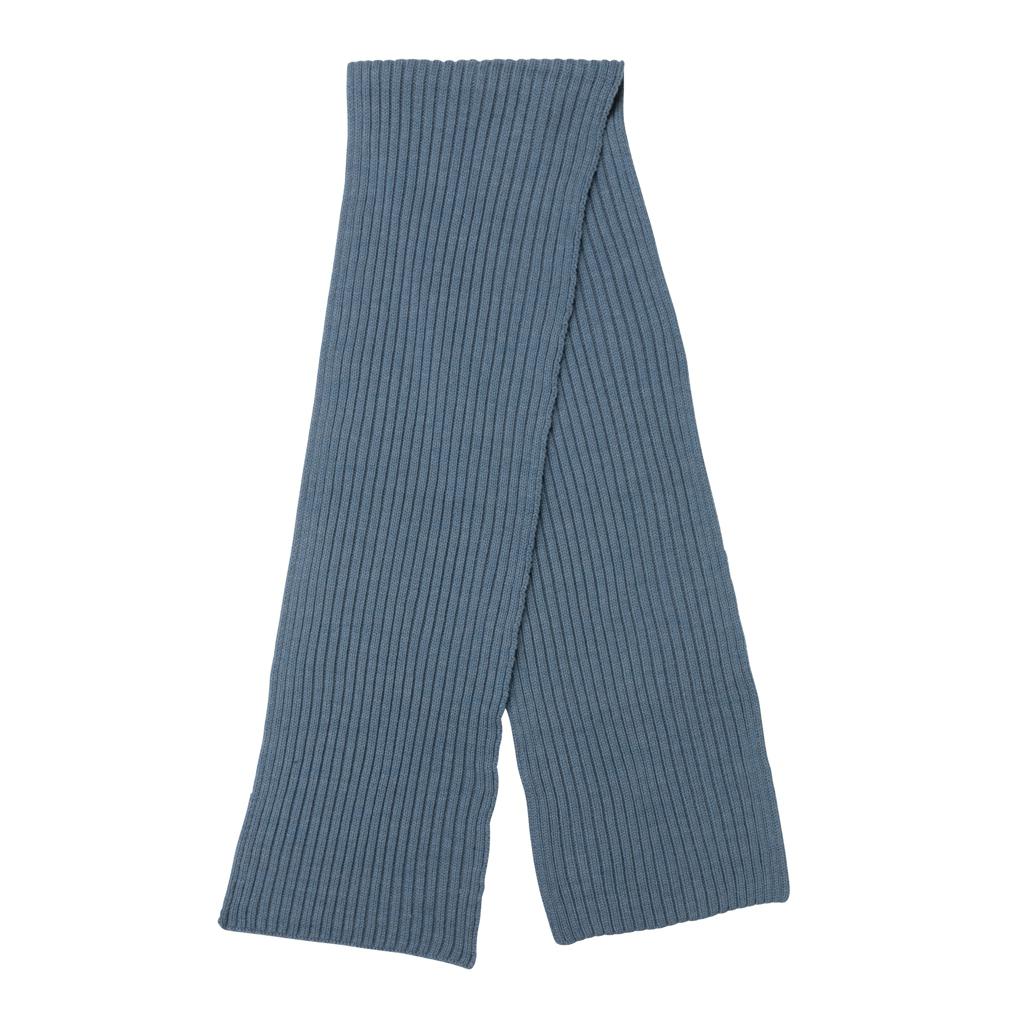 Eșarfă tricotată din Polylana®, 180 x 25cm Impact AWARE™  blue