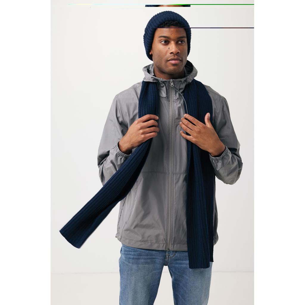 Eșarfă tricotată din Polylana®, 180 x 25cm Impact AWARE™  navy