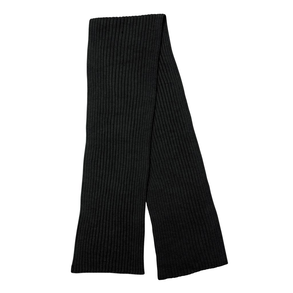 Eșarfă tricotată din Polylana®, 180 x 25cm Impact AWARE™  black