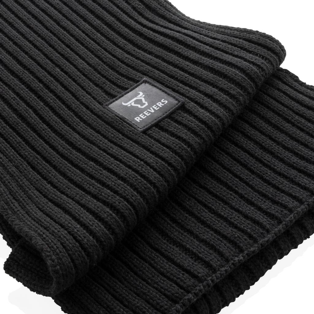 Eșarfă tricotată din Polylana®, 180 x 25cm Impact AWARE™  black