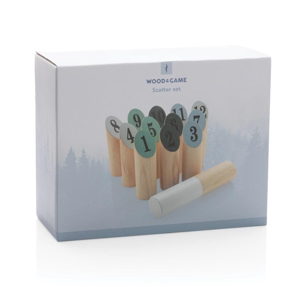 Set de joc scatter din lemn brown