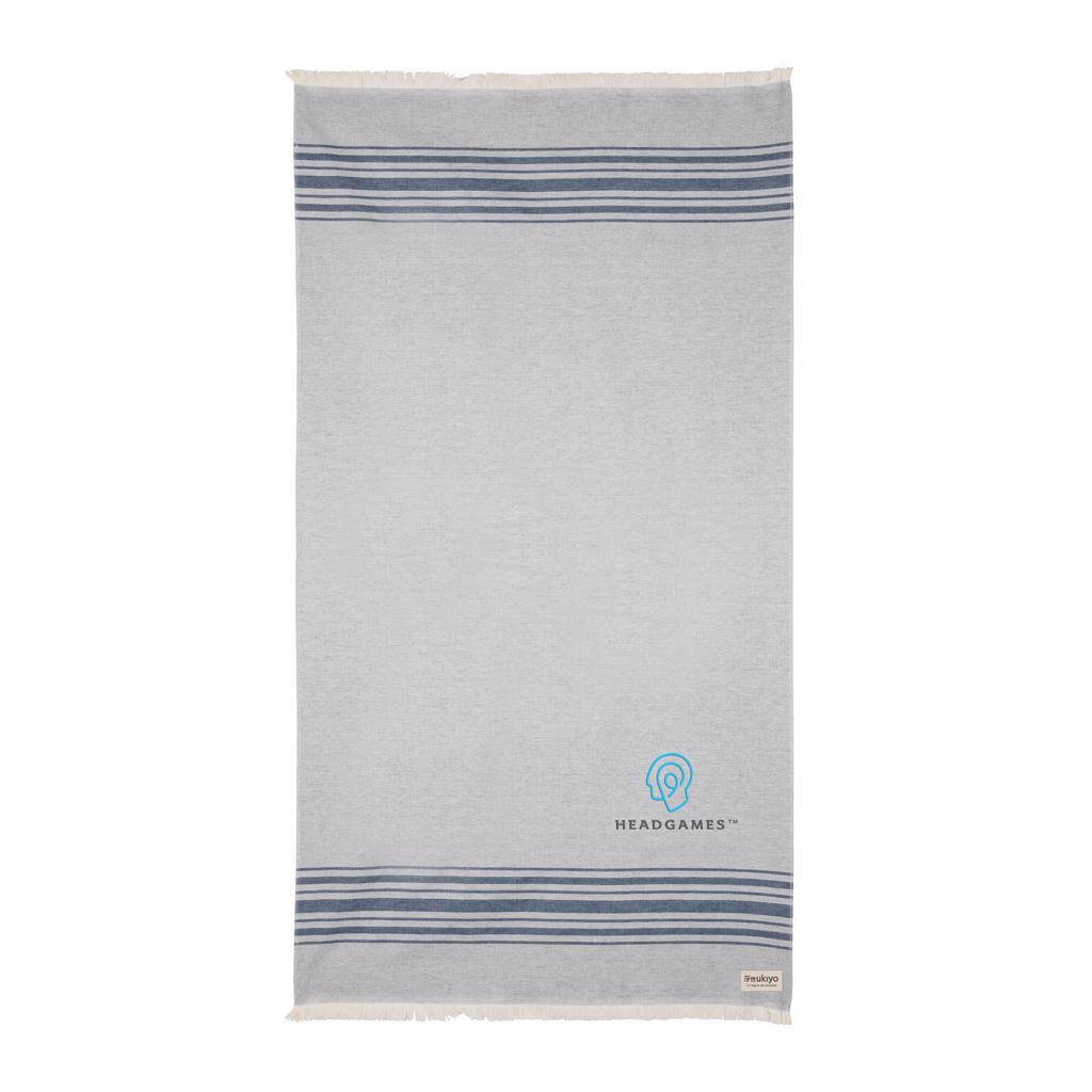 Prosop hammam 100 x 180 cm Ukiyo Yumiko AWARE™ navy