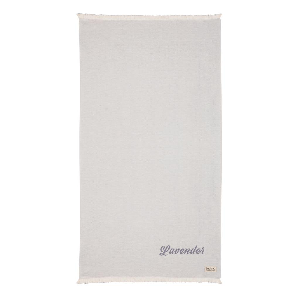 Prosop/pătură 4 anotimpuri 100 x 180 cm Ukiyo Hisako AWARE™ grey