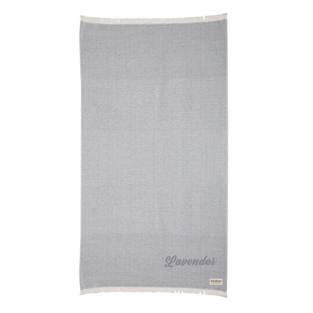 Prosop/pătură 4 anotimpuri 100 x 180 cm Ukiyo Hisako AWARE™ navy