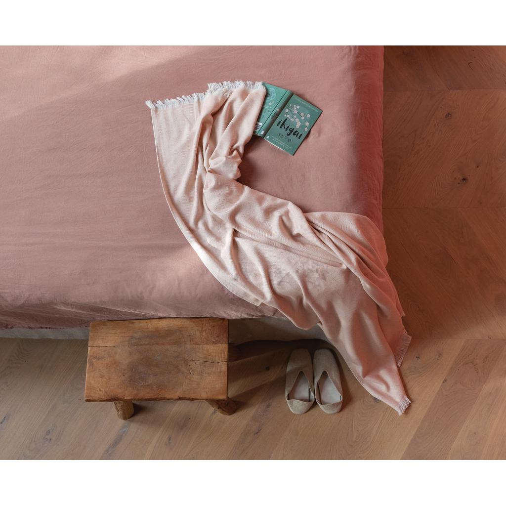 Prosop/pătură 4 anotimpuri 100 x 180 cm Ukiyo Hisako AWARE™ pink