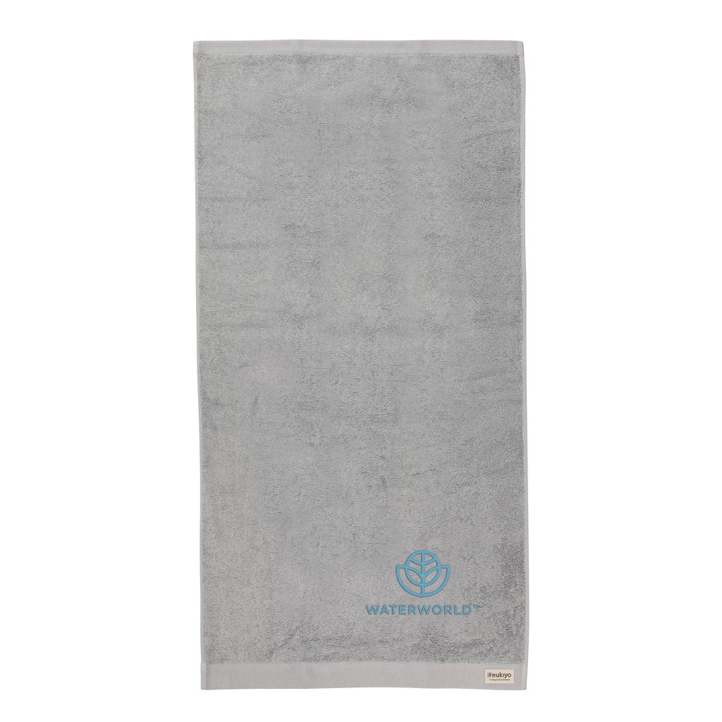 Prosop de baie  500 gsm 50 x 100 cm Ukiyo Sakura AWARE™ grey