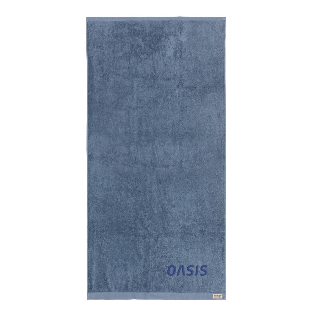 Prosop de baie 500 gsm 70 x 140 cm Ukiyo Sakura AWARE™ blue