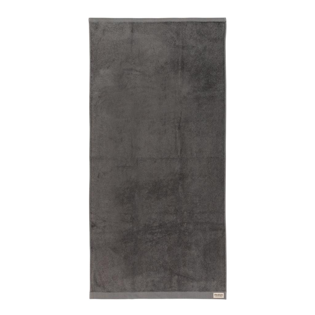Prosop de baie 500 gsm 70 x 140 cm Ukiyo Sakura AWARE™ anthracite