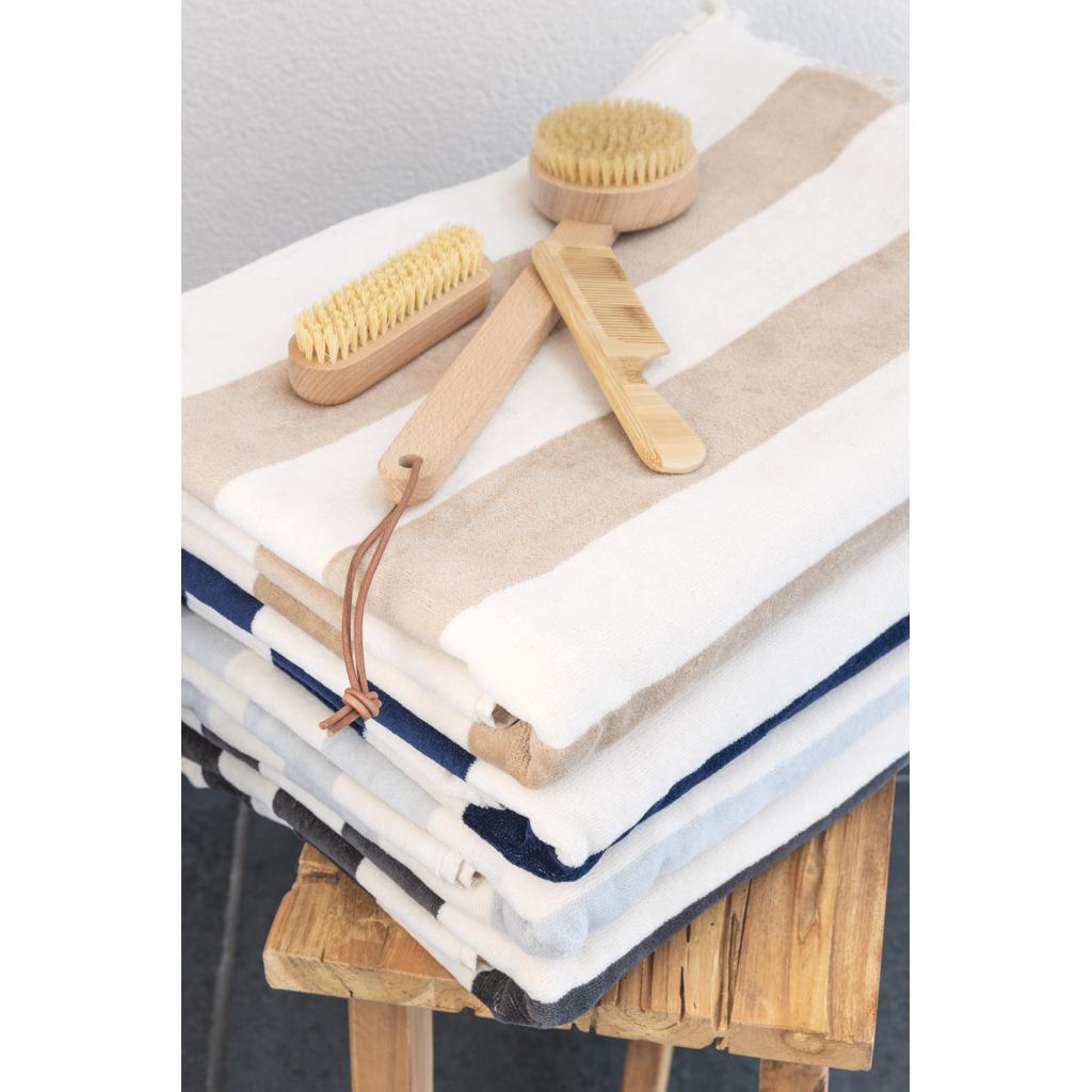 Prosop de plajă deluxe XL 100x180 cm Ukiyo Yukari AWARE™ navy