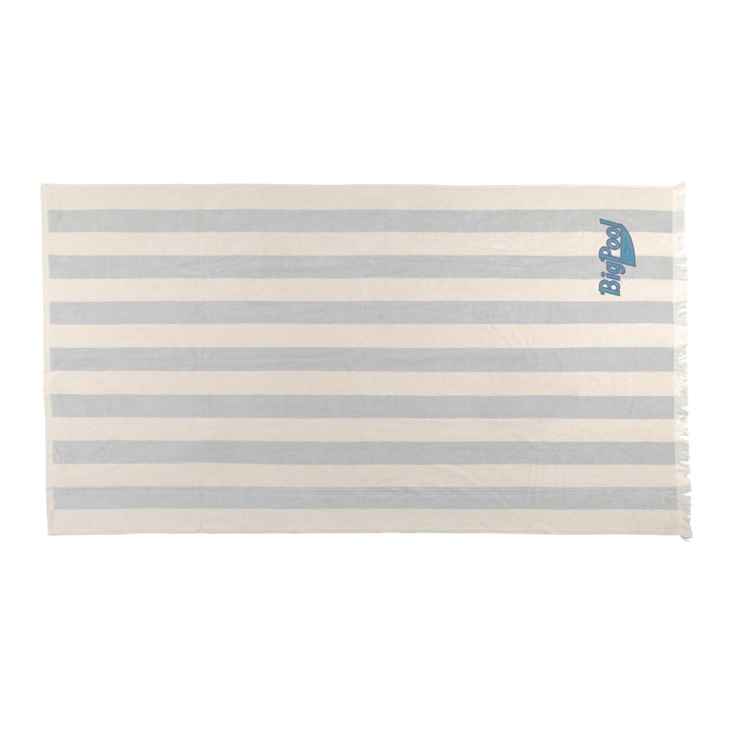 Prosop de plajă deluxe XL 100x180 cm Ukiyo Yukari AWARE™ grey