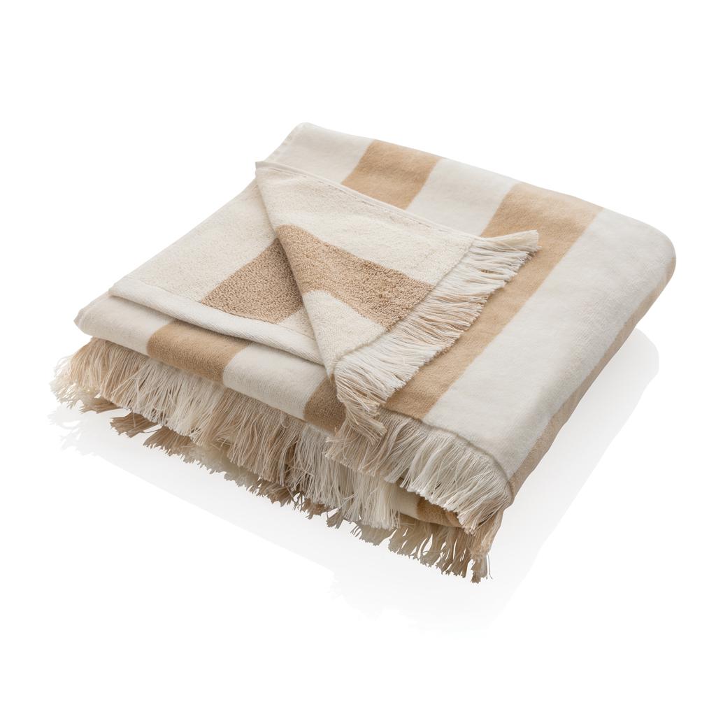 Prosop de plajă deluxe XL 100x180 cm Ukiyo Yukari AWARE™ brown