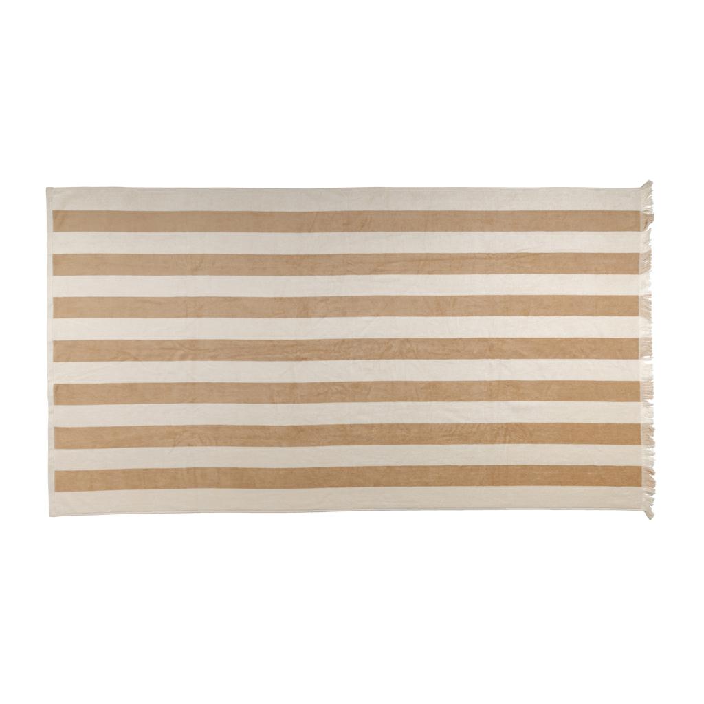 Prosop de plajă deluxe XL 100x180 cm Ukiyo Yukari AWARE™ brown
