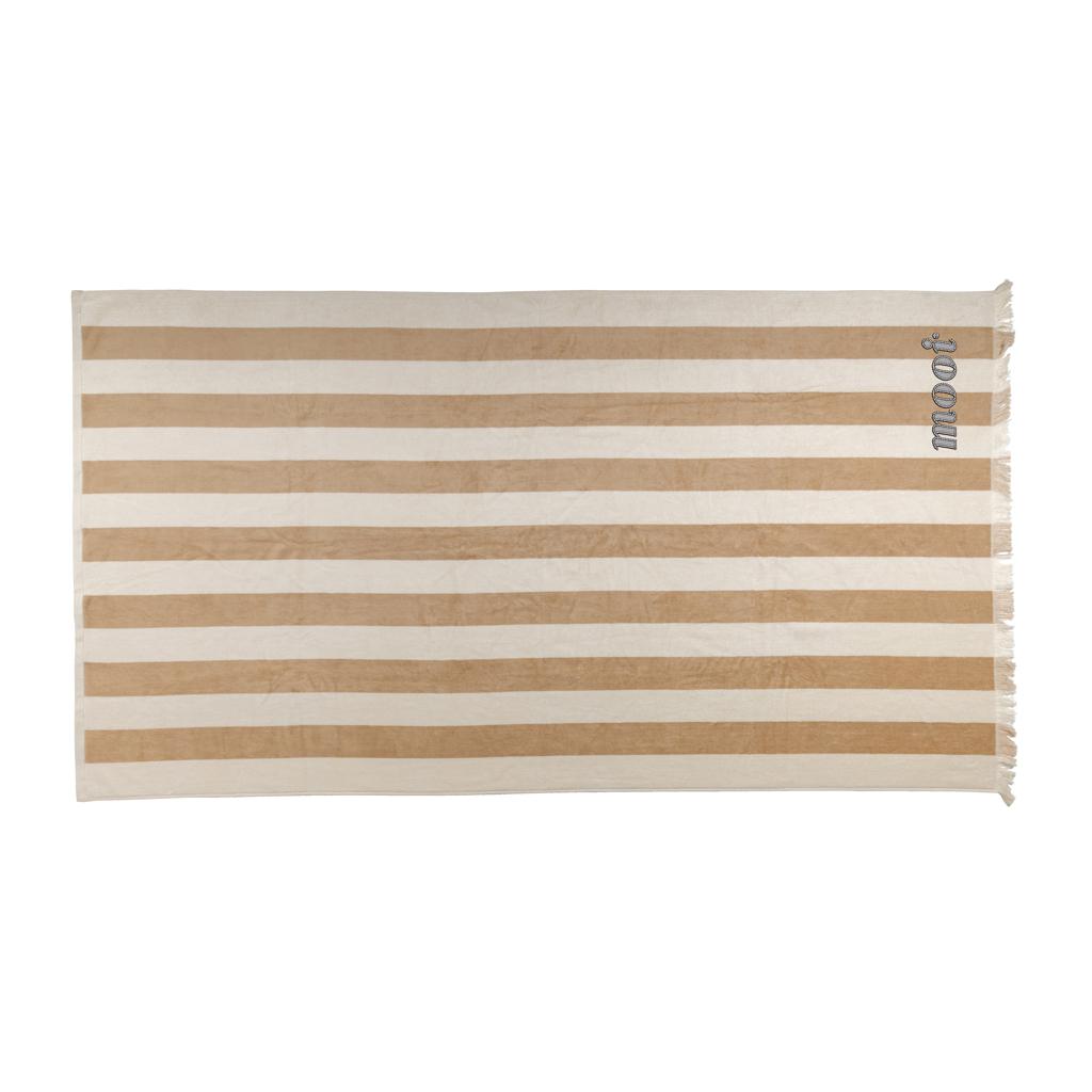 Prosop de plajă deluxe XL 100x180 cm Ukiyo Yukari AWARE™ brown