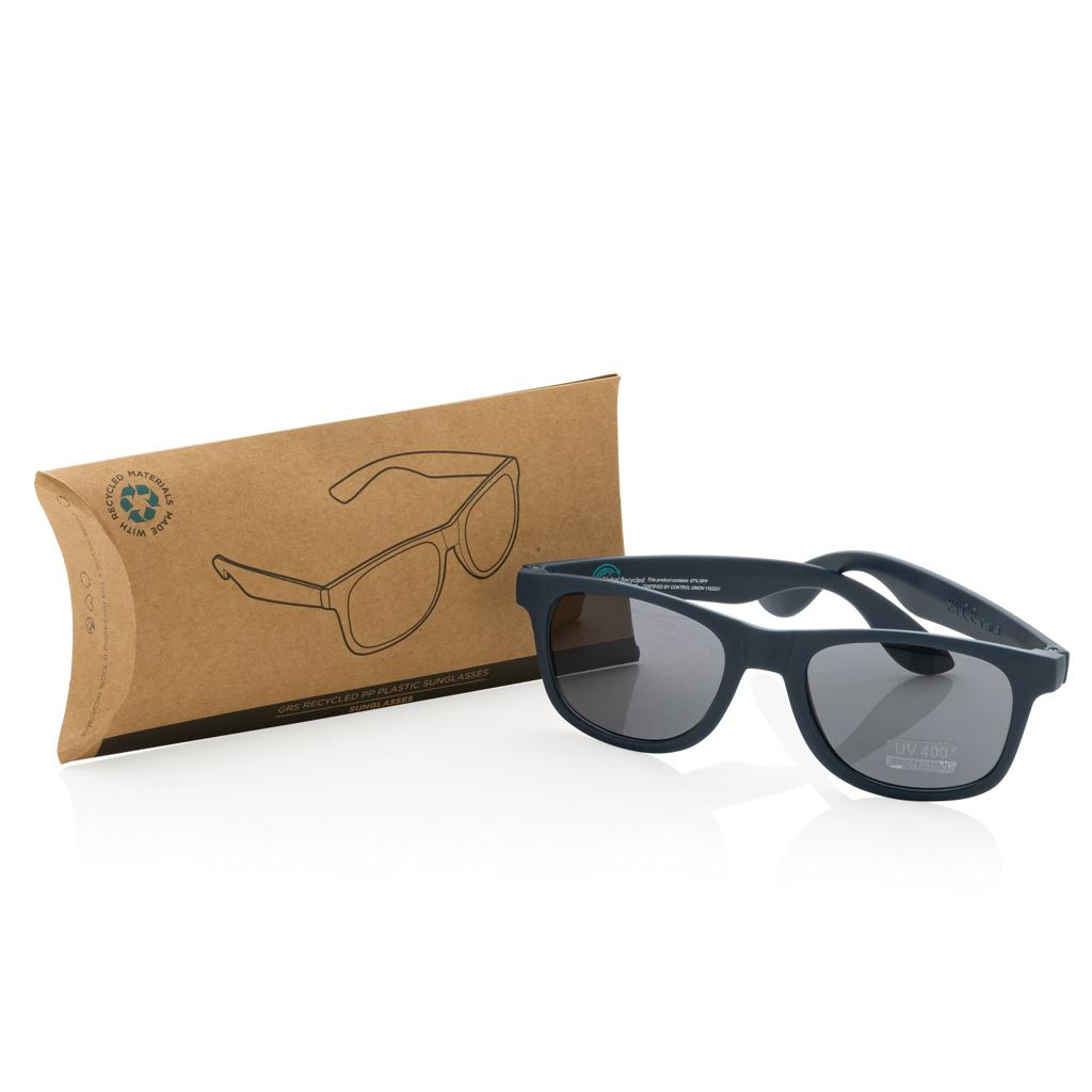 Ochelari de soare din plastic reciclat RCS navy