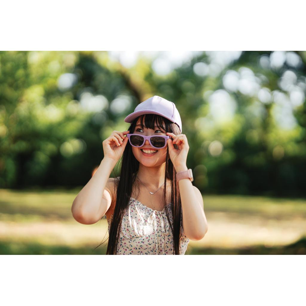 Ochelari de soare din plastic reciclat RCS purple