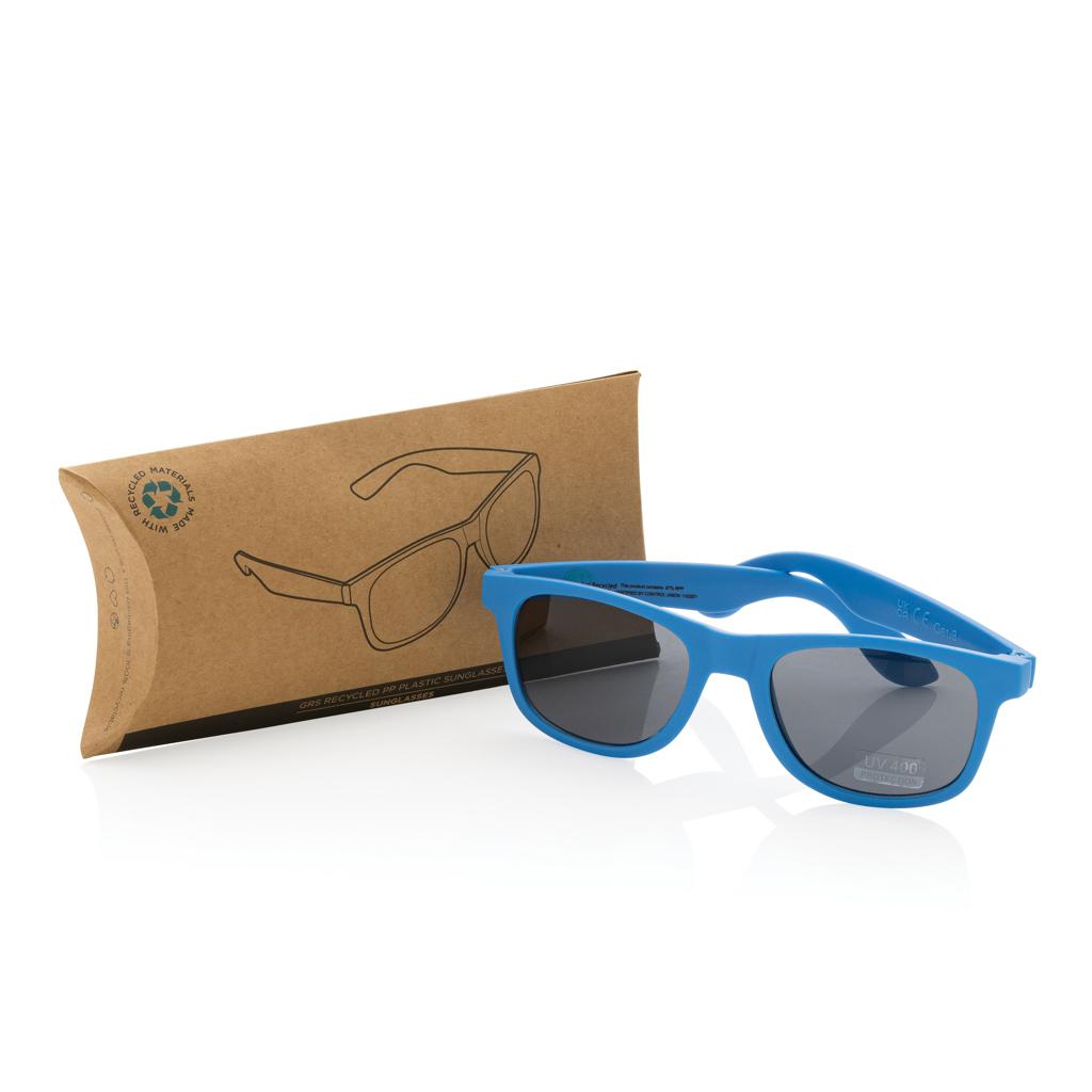 Ochelari de soare din plastic reciclat RCS blue