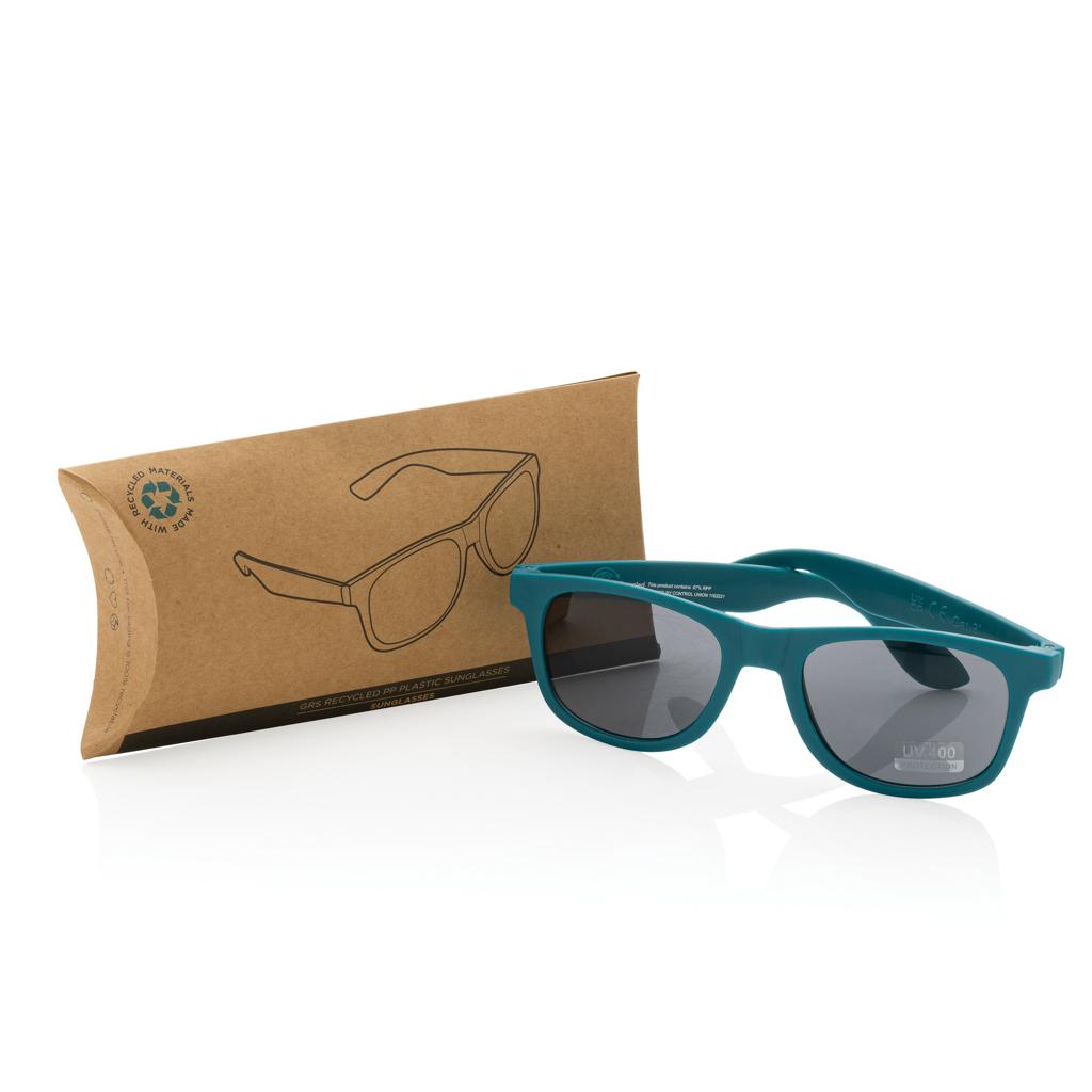Ochelari de soare din plastic reciclat RCS turquoise